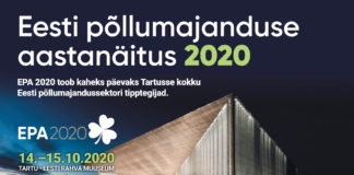 Juba homme algab Tartus Eesti Põllumajanduse Aastanäitus EPA2020