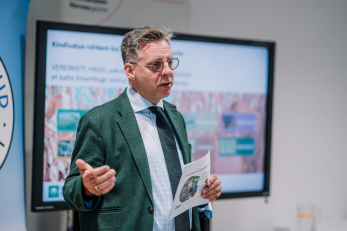 Vereinigte Hagel juhatuse liige Thomas Gehrke rääkimas Saksamaa saagikindlustuse kogemusest