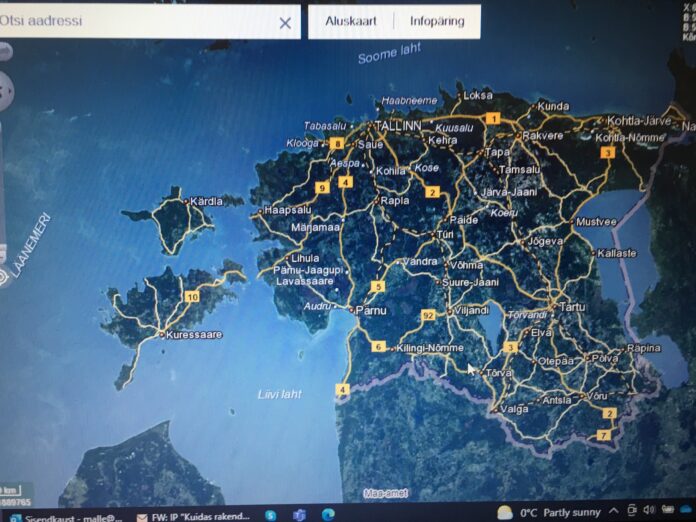 Kaardirakenduse foto