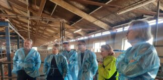 Põllumajandusgrupi juhatus tutvus Särevere õppevõimalustega